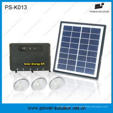 LED mini sistema solar em casa com 11V 4W painel solar e carregador de telefone USB (PS-K013)